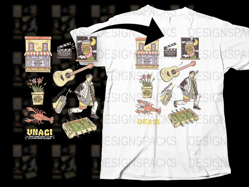 Central Perk Friends Est 1994 Unagi Png Digital Download
