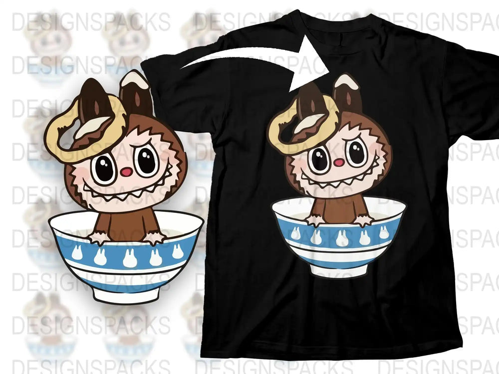Cute Owl in Teacup T-Shirt, Funny Animal Graphic Tee, Kids and Adults Casual Wear, Unique Owl Lover Gift