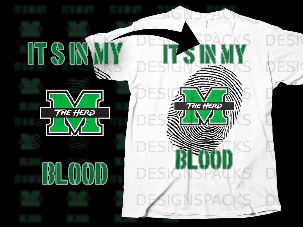It's in My Blood The Herd Graphic T-Shirt