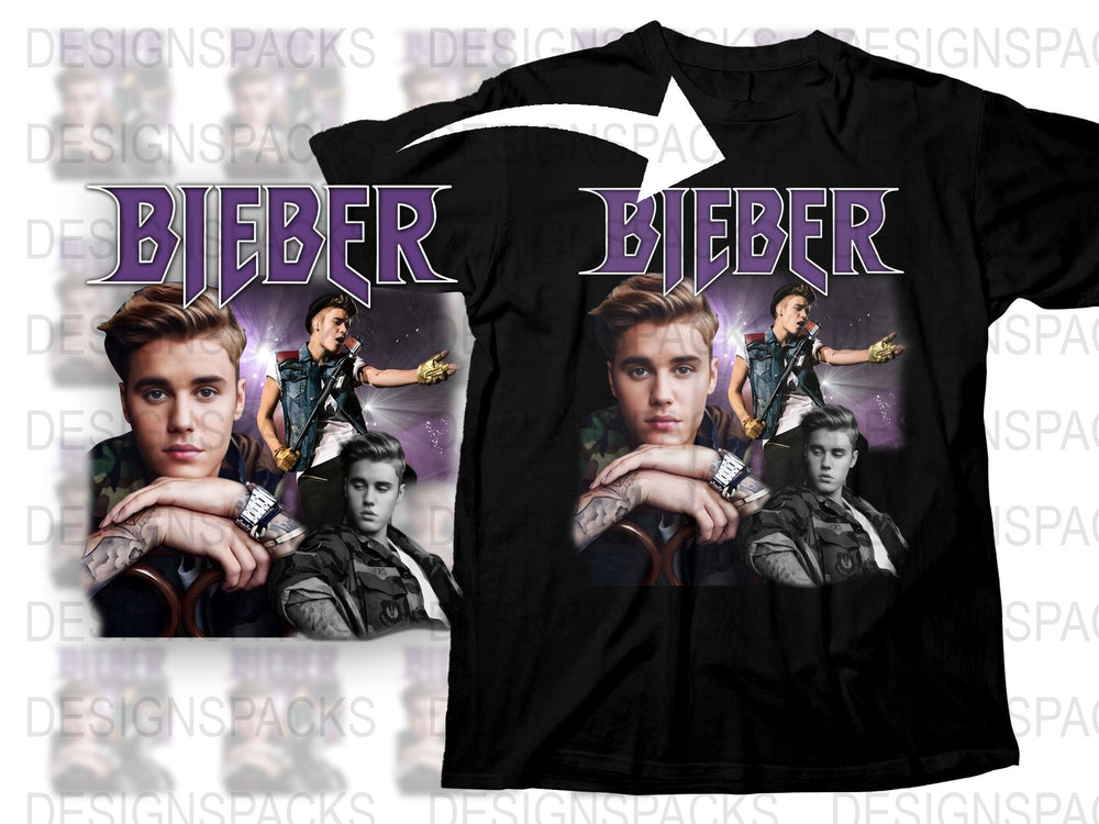 Pop Star Graphic T-Shirt, Men's Fashion Tee, Casual Streetwear, Music Fan Apparel, Cool Celebrity Design Shirt