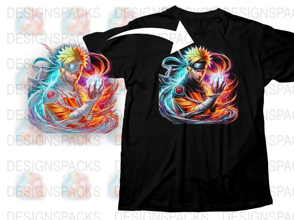 Anime Inspired Graphic T-Shirt, Colorful Art Design, Manga Style Tee, Unisex Clothing, Vibrant Character Print