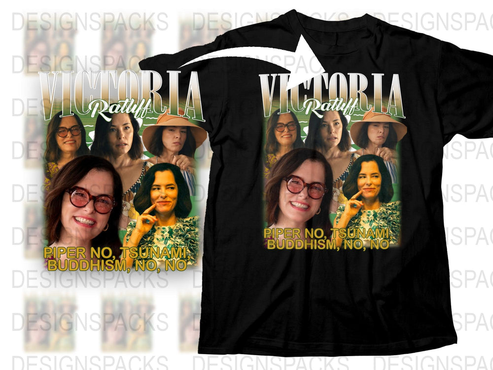 Custom Victoria T-Shirt, Personalized Name Design, Unique Piper No Tsunami Quote Tee