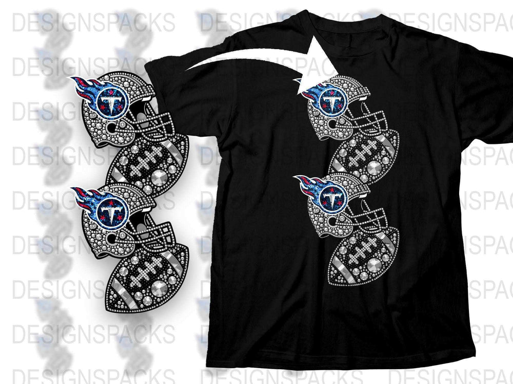 Men's Black T-Shirt with Graphic American Football Helmet Design, Patriotic Sports Tee