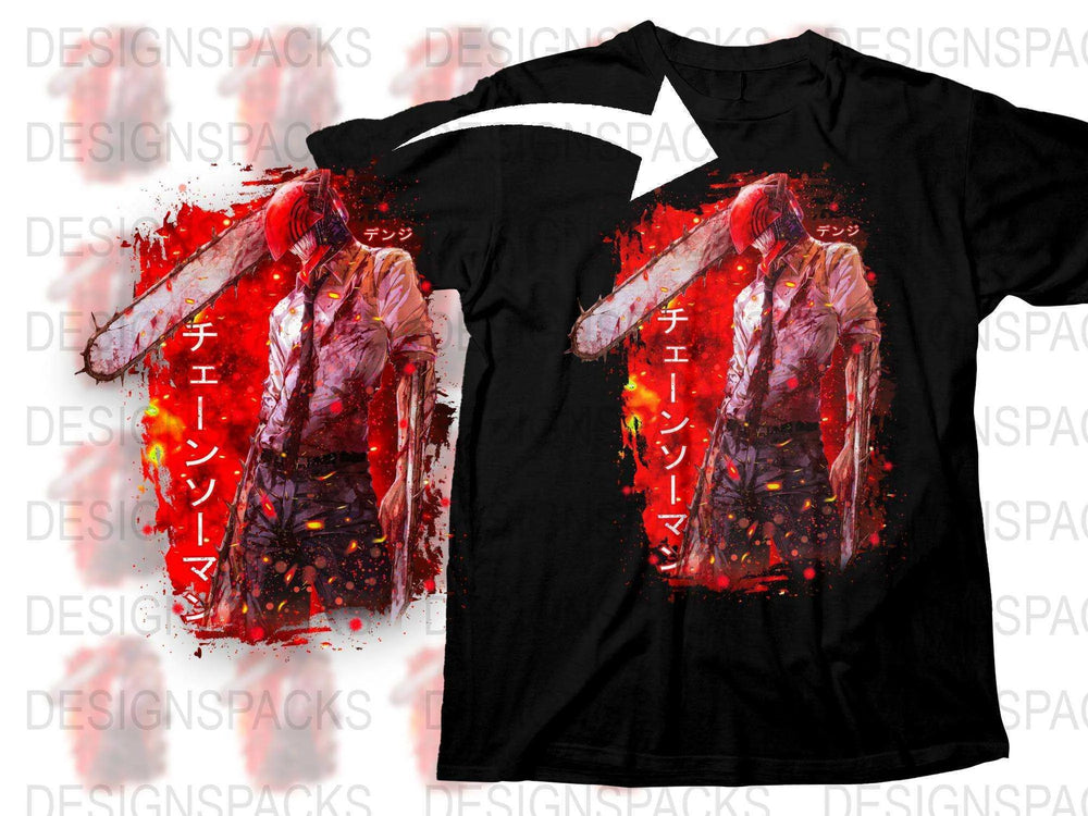Men's Graphic T-Shirt with Abstract Red Splash Design, Artistic Streetwear Style Tee, Urban Fashion Clothing, Unique Print Top