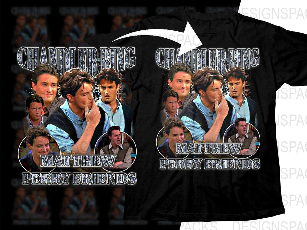 Chandler Bing Bootleg Matthew Perry Friends Png Digital Download