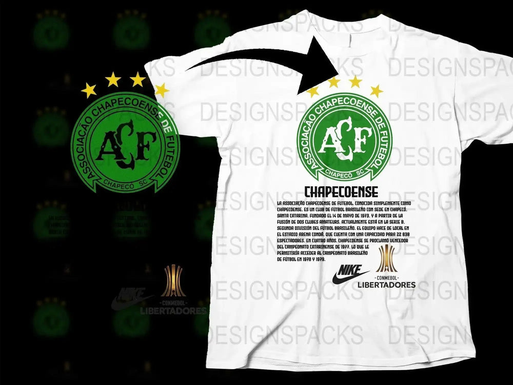 Chapecoense Emblem Soccer Team Png Digital Download