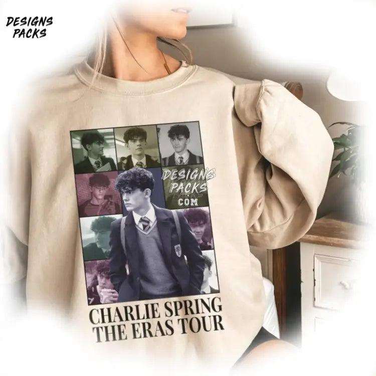 Charlie Spring Heartstopper Vintage Graphic Bootleg Rap Png Design