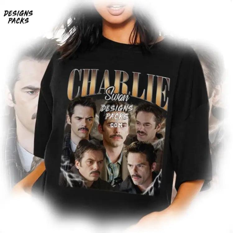 Charlie Swan Vintage Homage Png Design