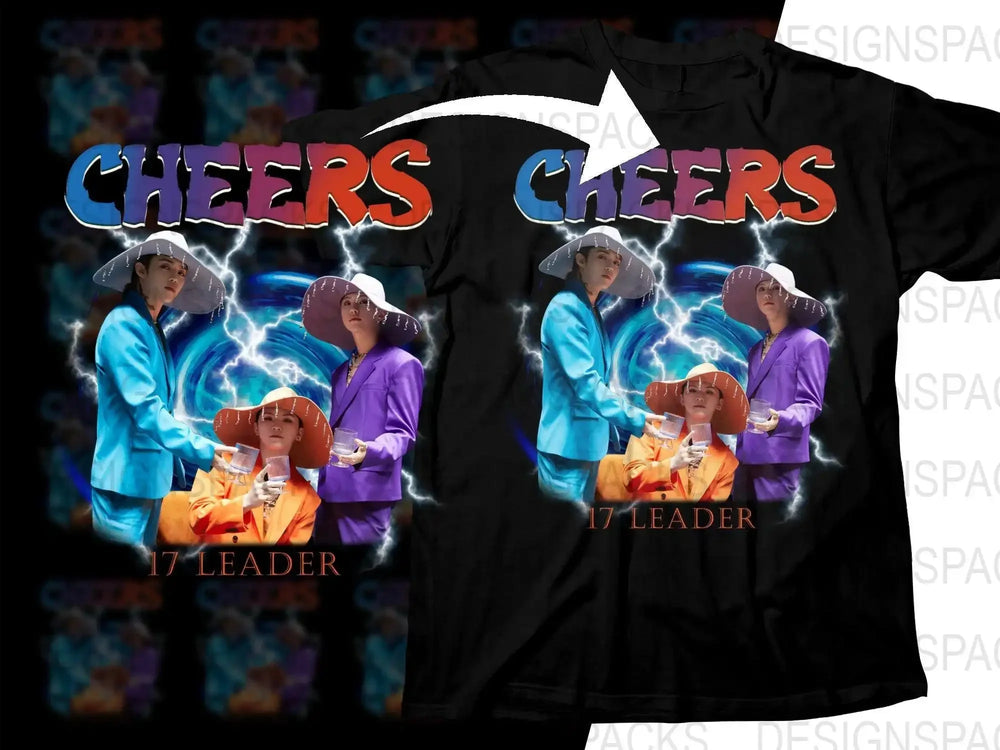 Cheers 17 Leader Stylish Graphic Print Png Digital Download