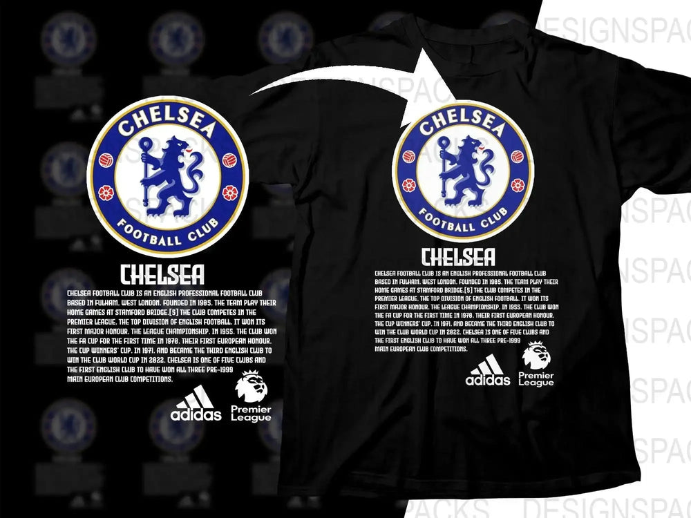 Chelsea FC Premier League Soccer Team Png Digital Download