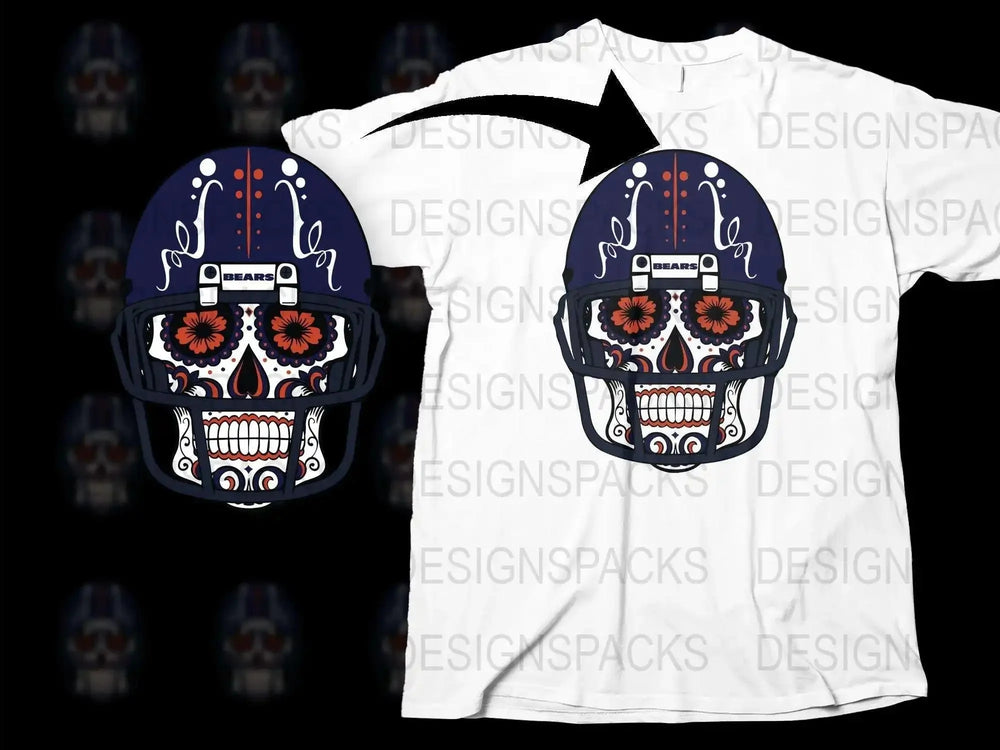Men's White Graphic T-Shirt with Blue and Red Skull Design, Casual Streetwear Style Shirt