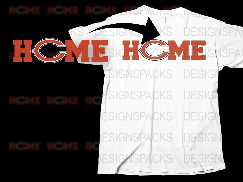 White Graphic T-Shirt with Red Hcme Logo, Casual Streetwear Tee, Unisex Fashion Top