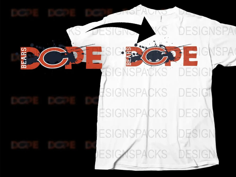 Graphic White T-Shirt, Urban Style Dope Beats Print, Trendy Hip-Hop Fashion Tee, Splatter Design Top