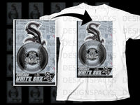 Load image into Gallery viewer, Chicago White Sox Graphic Print Baseball Fan T-shirt
