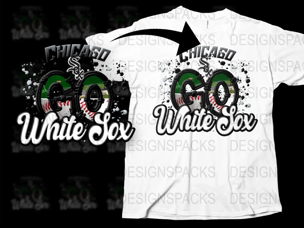 Chicago White Sox Go Png Digital Download