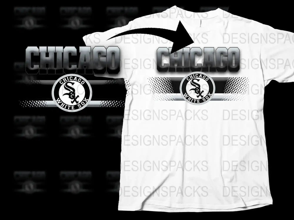 Chicago White Sox Official MLB Fan Png Digital Download