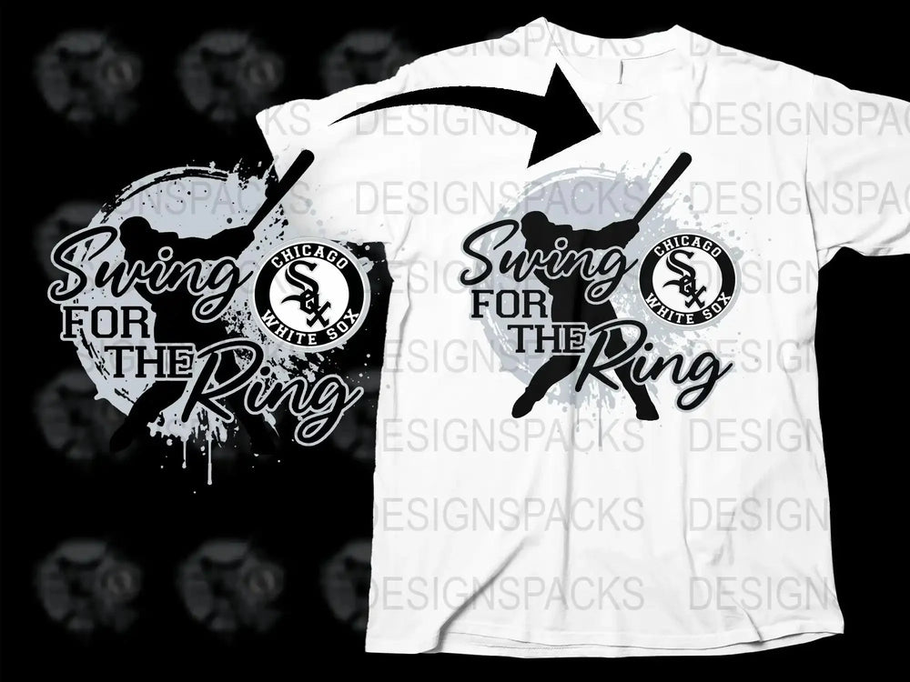Chicago White Sox Swing for the Ring Png Digital Download