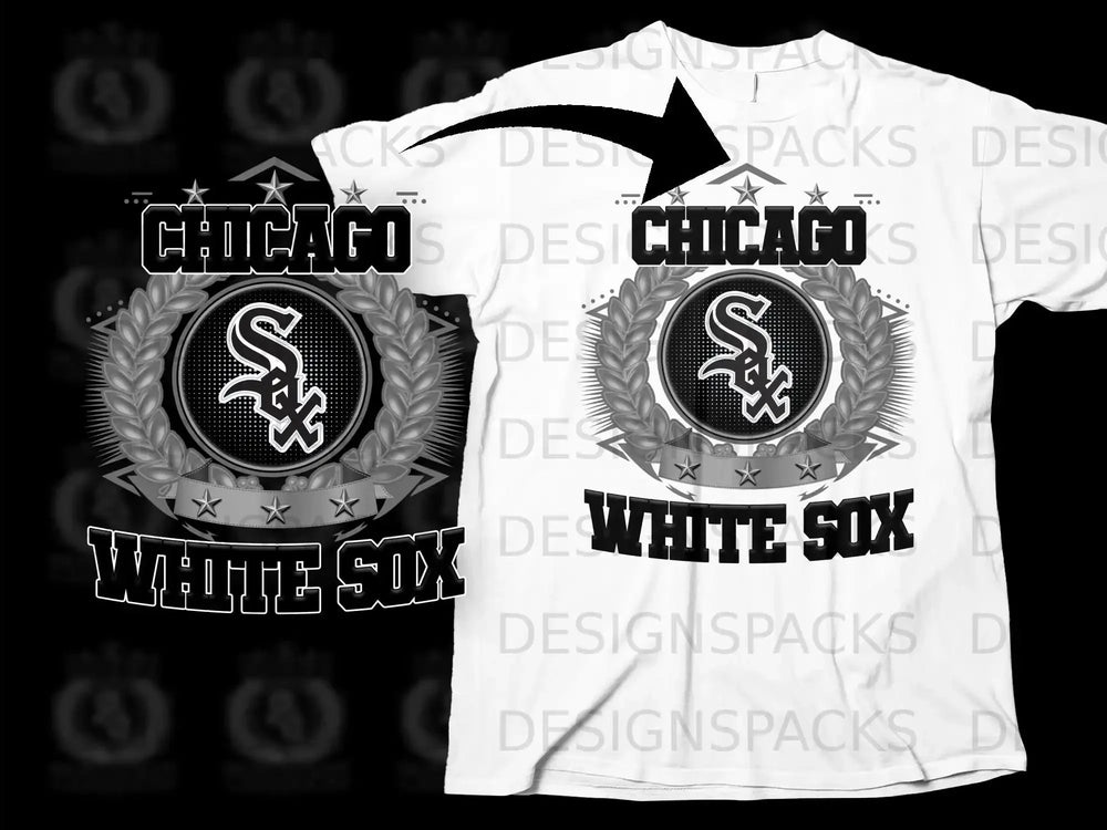 Chicago White Sox Logo Graphic Design Shirt