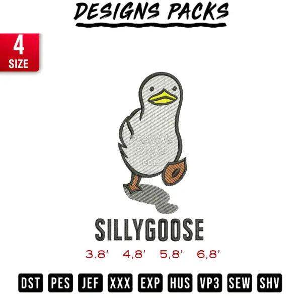 Chick Sillygose Embroidery Design 