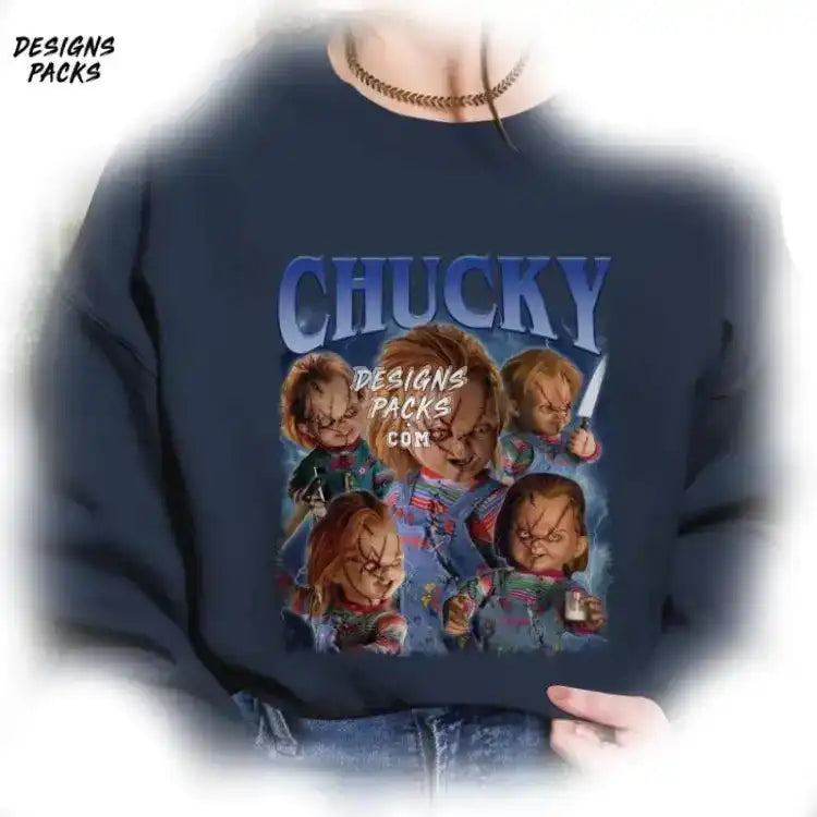 Childs Play Homage Tv Halloween Chucky Vintage Graphic Png Design