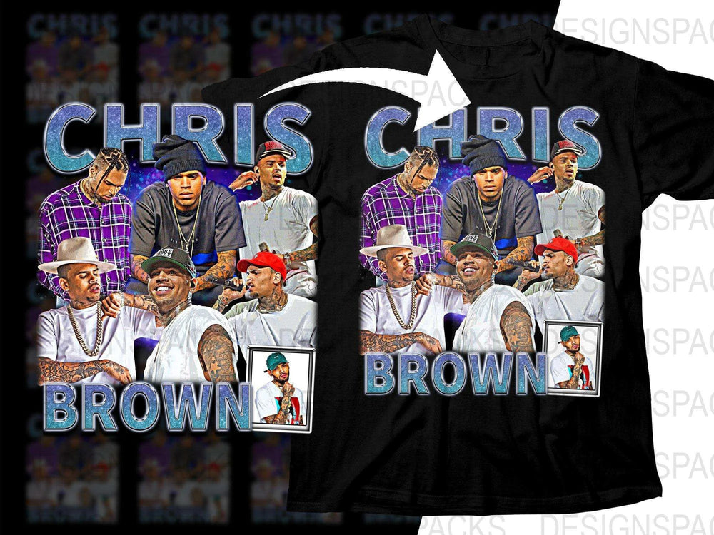 Chris Brown Bootleg Design Music Bootleg Png Digital Download
