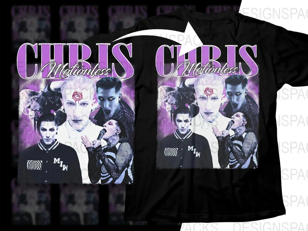 Chris Motionless White Vampire Style Music Bootleg Png Digital Download