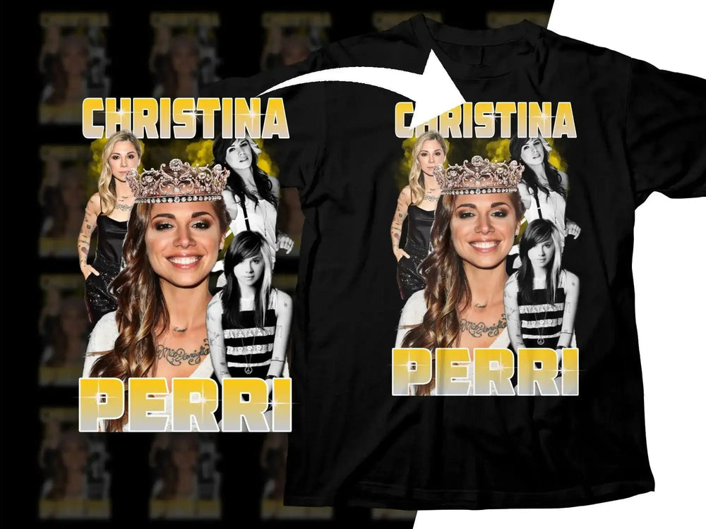 Christina Perri Bootleg Crown Casual Fashion Png Digital Download