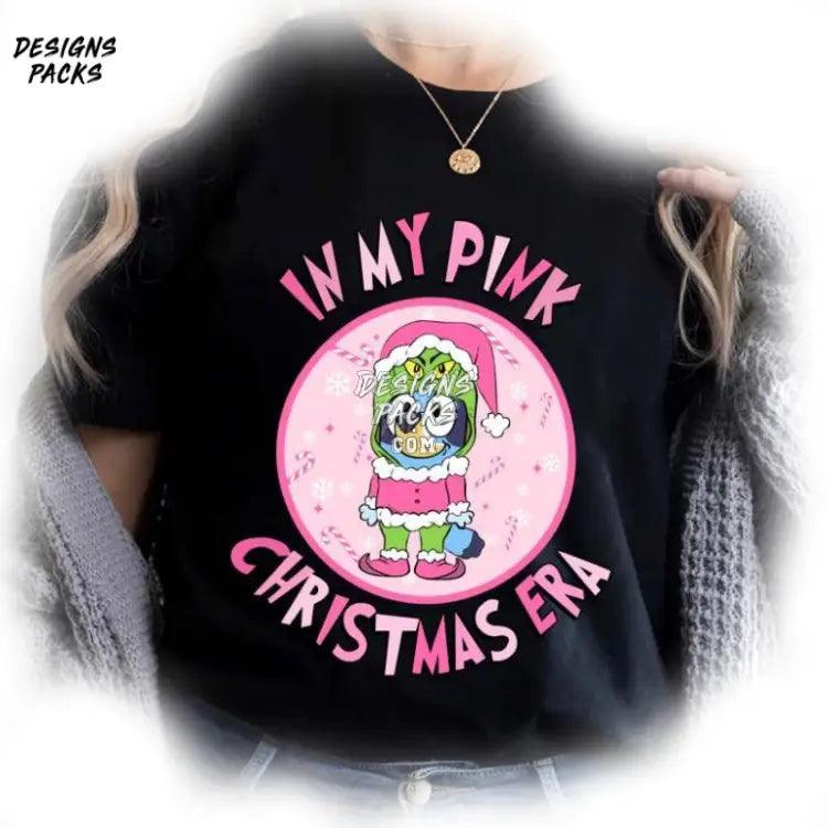 Christmas Bluey Family Theme In My Pink Era Png Design