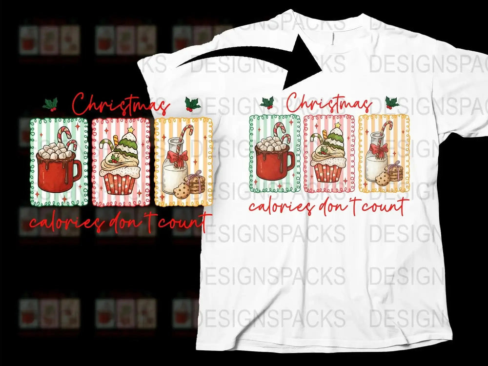 Christmas Holiday T-Shirt, Cute Mugs Design, Funny Quote, Winter Apparel, Festive Season Gift Idea, Unisex Fashion