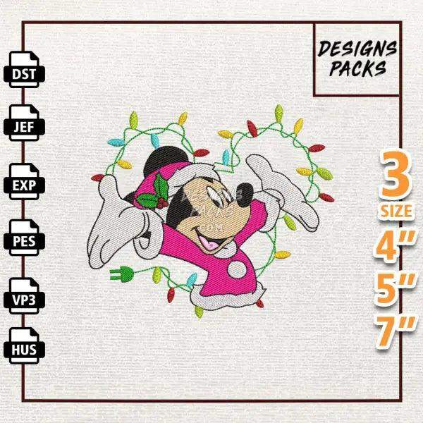 Christmas Cartoon Embroidery Design