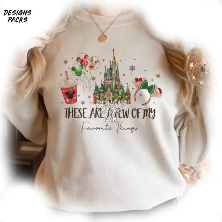 Christmas Cartoon These Are A Few Of My Favorite Things Land Png Design
