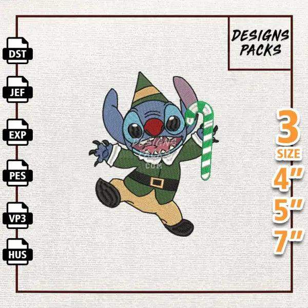 Christmas Character Embroidery Design