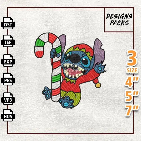Christmas Character Embroidery Design
