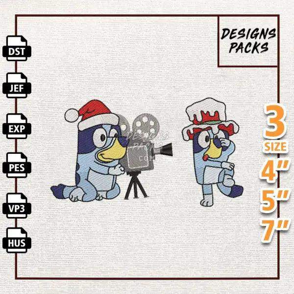 Christmas Movie Cartoon Embroidery Design
