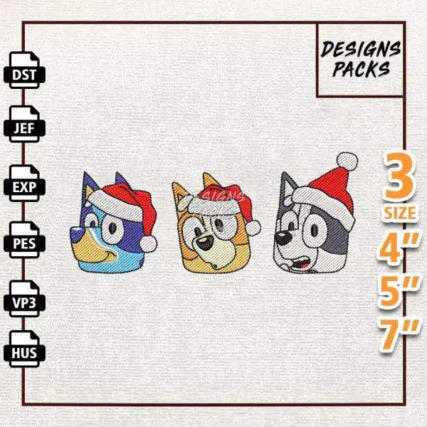 Christmas Movie Cartoon Embroidery Design