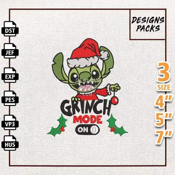 Christmas Movie Character Embroidery Design