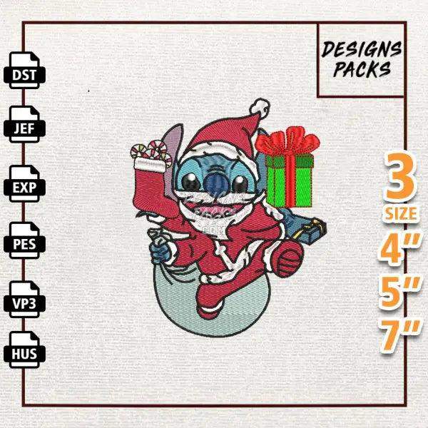 Christmas Movie Character Embroidery Design