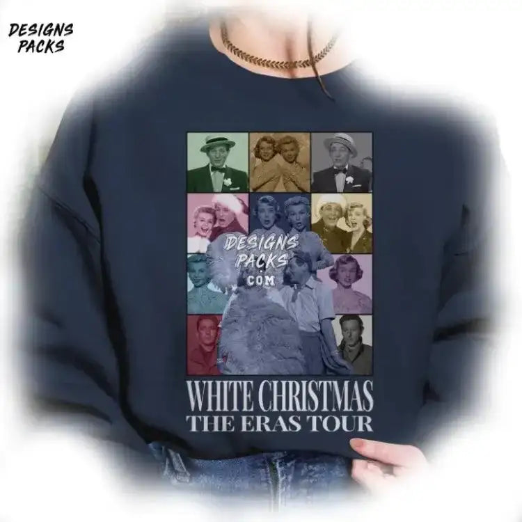 Christmas Movie Homage White Eras Tour Png Design