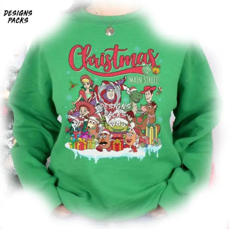 Christmas On Main Street Cartoon Land You’ve Got A Friends In Me Toy Story Png Design