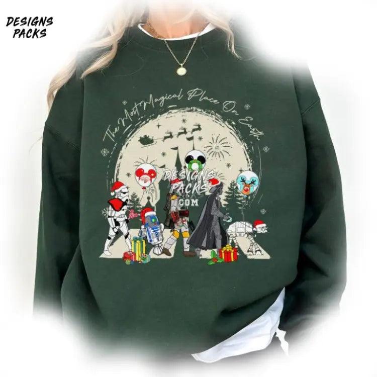 Christmas Space Serie Mickey Balloon Snow Funny Png Design