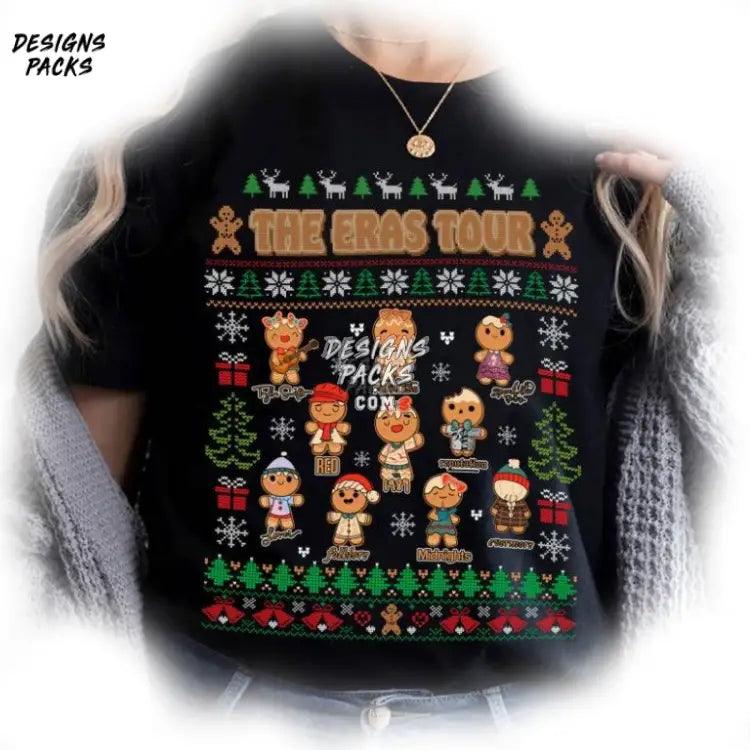 Christmas Taylor’s Version Tree Farm Gingerbread Era Tour Ugly Png Design