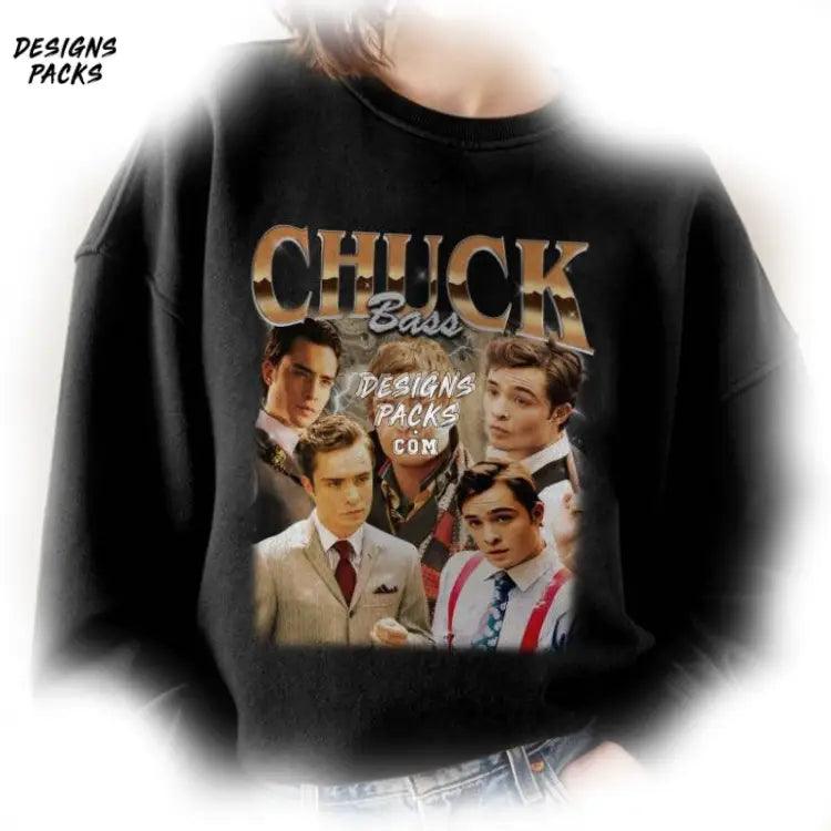 Chuck Bass Ed Westwick Retro Vintage Png Design