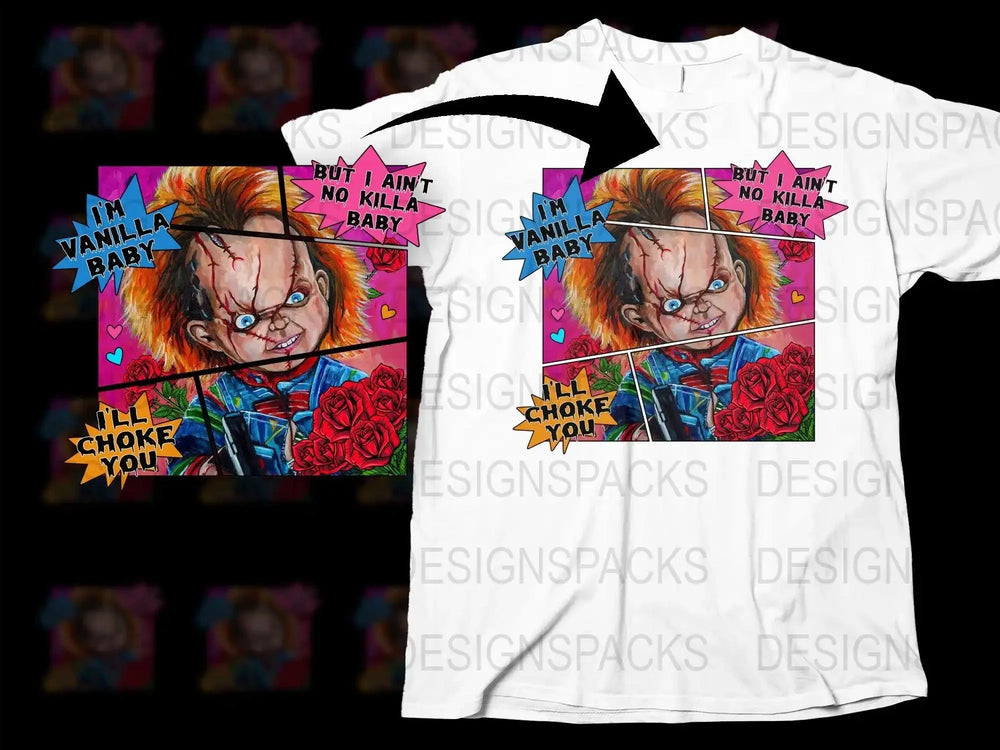 Chucky Valentine Graphic Tease Unisex Png Digital Download