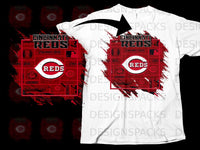 Load image into Gallery viewer, Cincinnati Reds Logo Design Printed T-Shirt
