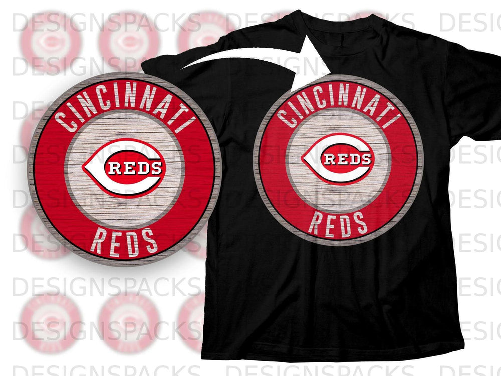 Cincinnati Reds Vintage Style Graphic T-Shirt