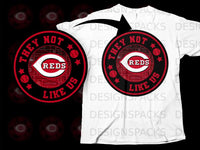 Load image into Gallery viewer, They Not Like Us Reds Sports Fan T-shirt

