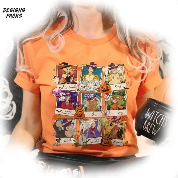 Cinderella Gus Cartoon Land Halloween Png Design