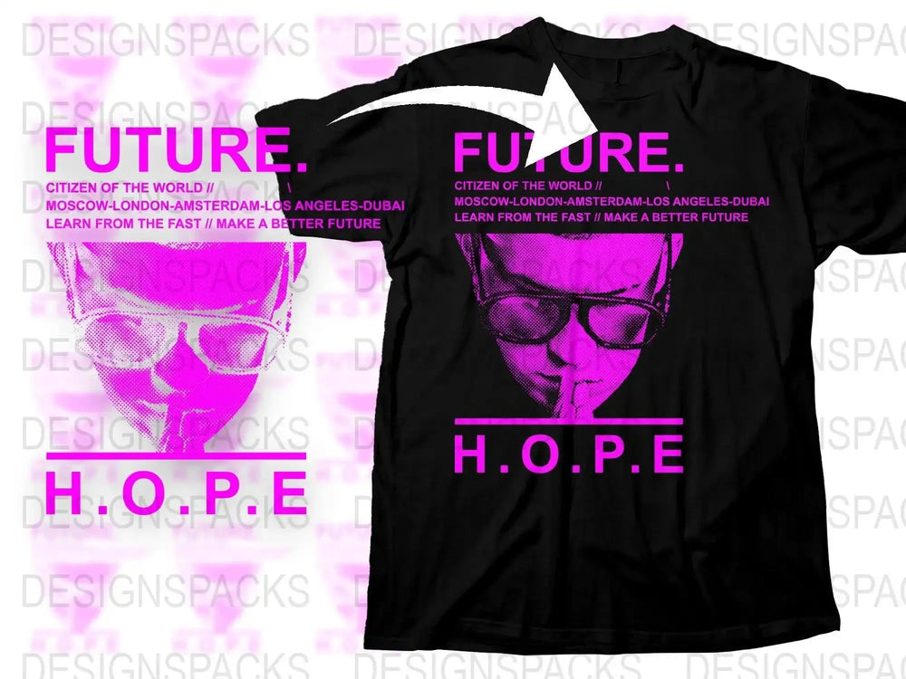 Citizen of the World Future H.O.P.E Png Digital Download