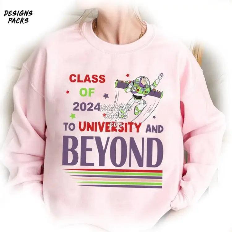 Class Of 2024 Cartoon World Toy Story Graduate Png Design