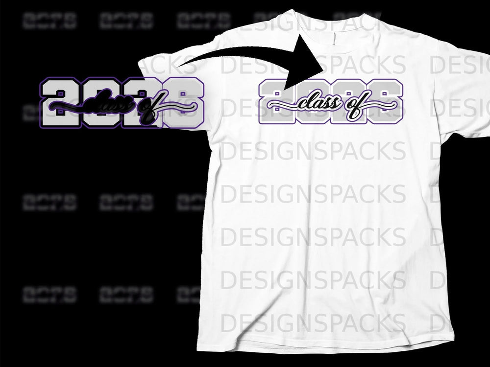 White t-shirt with "2